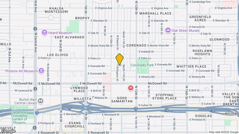 1815 N Dayton St Map and Location Details