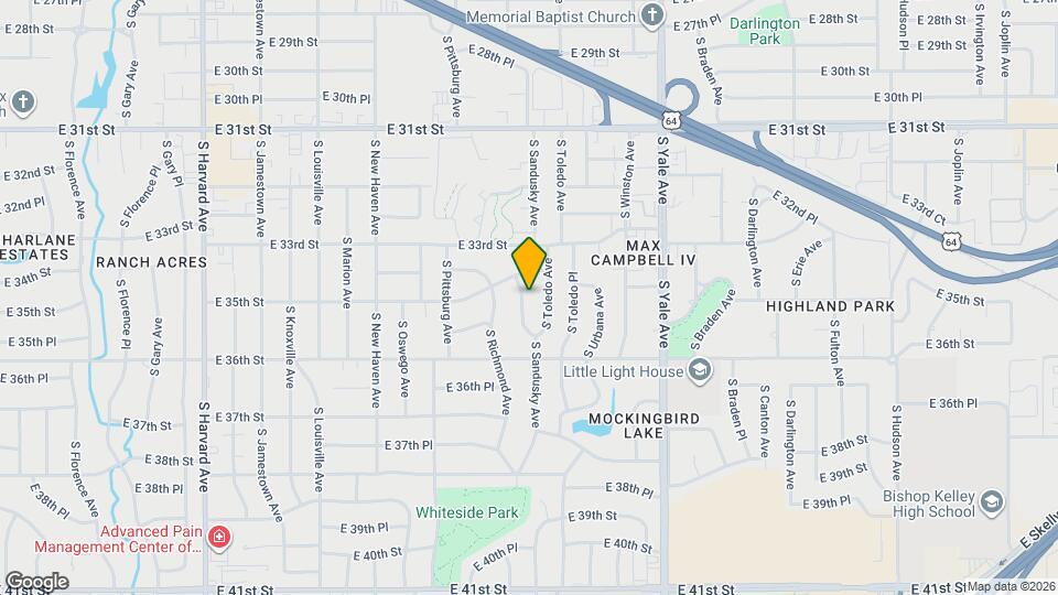 3519 S Sandusky Ave Map and Location Details