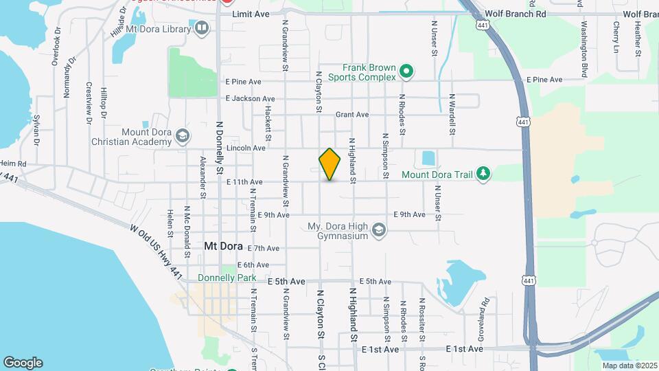 724 E 11th Ave Map and Location Details