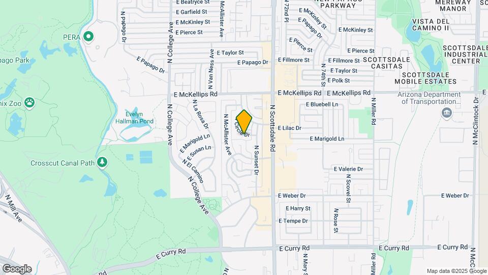 1653 N Circle Dr Map and Location Details