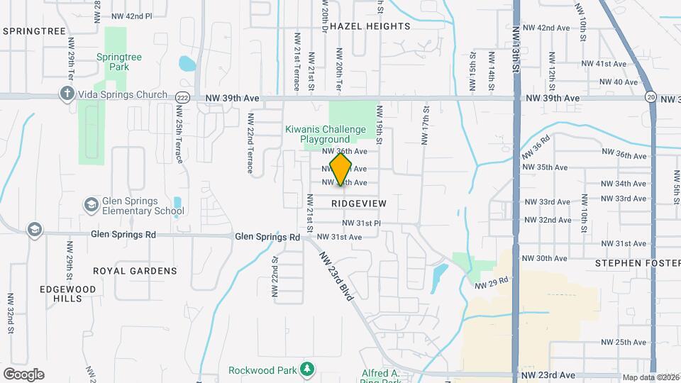 3304 NW 20th St Map and Location Details