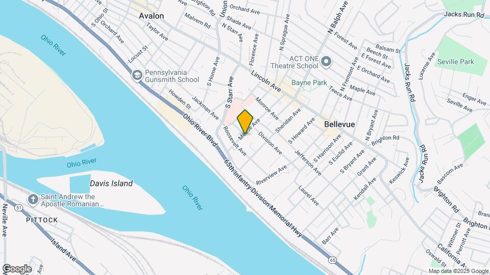 133 Meade Ave, Unit 1 Mapa y Detalles de la Ubicación