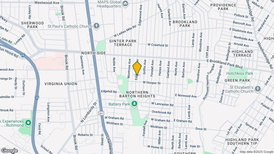 2807 Edgewood Ave Map and Location Details