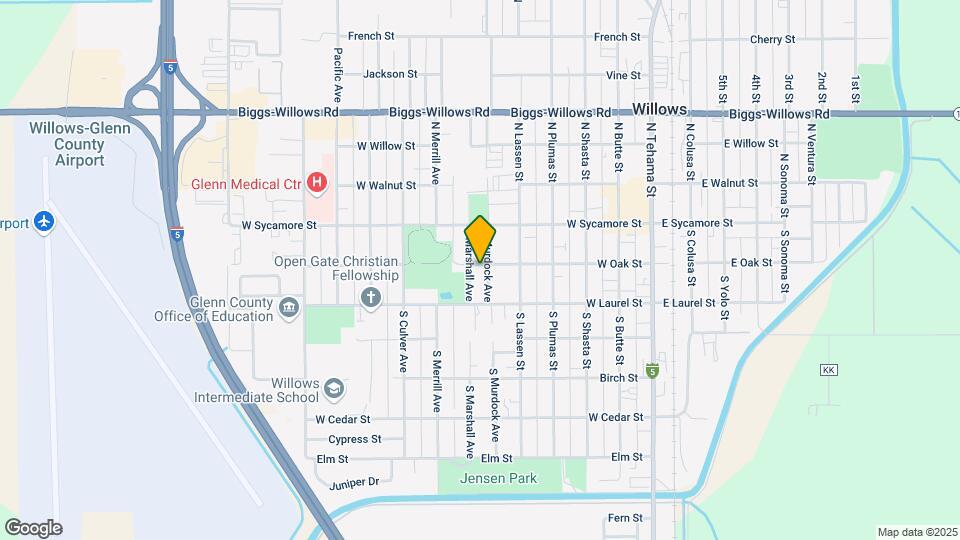 203 S Murdock Ave Map and Location Details