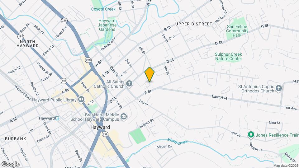 1329 Terrace Ave Map and Location Details