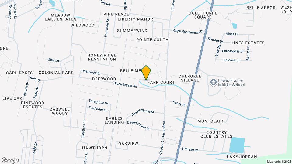 123 Deerwood Ct Map and Location Details