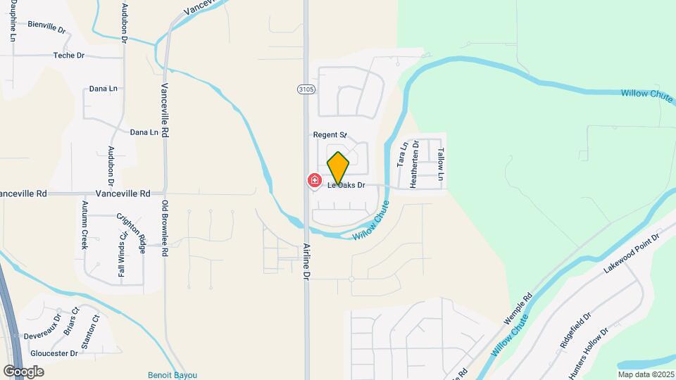 2922 Le Oaks Dr Map and Location Details