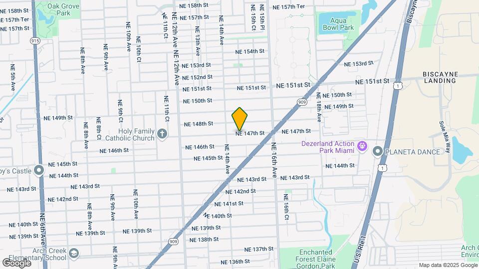 1456 NE 147th St Map and Location Details