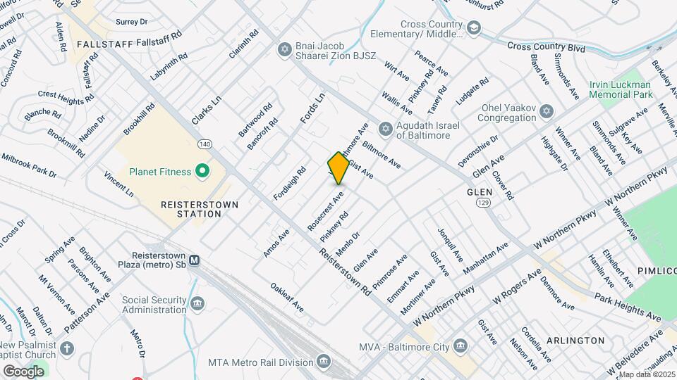 3906 Rosecrest Ave Mapa y Detalles de la Ubicación