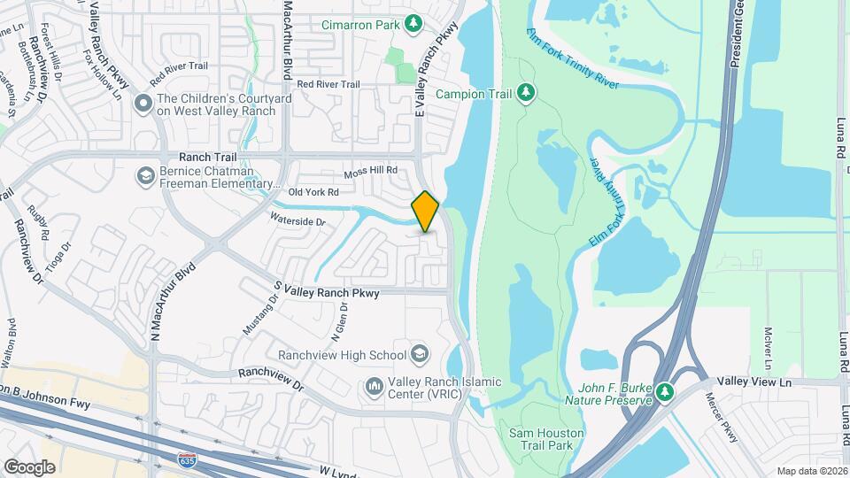 8640 Woodcreek Dr Map and Location Details