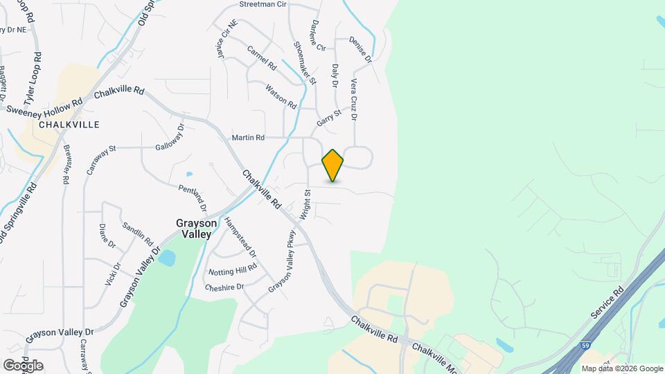 5068 Falling Creek Ln Map and Location Details