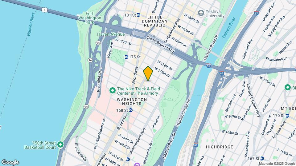 568 W 173rd St Map and Location Details