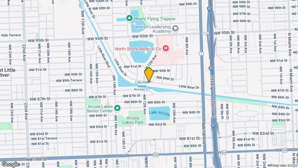 1170 Little River Dr Map and Location Details