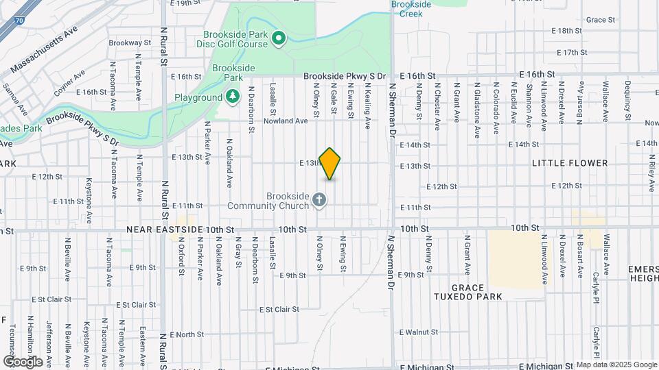 1132 N Gale St Map and Location Details