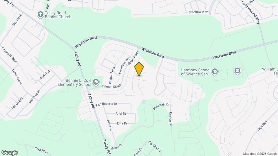 2207 Tiptop Ln Mapa y Detalles de la Ubicación