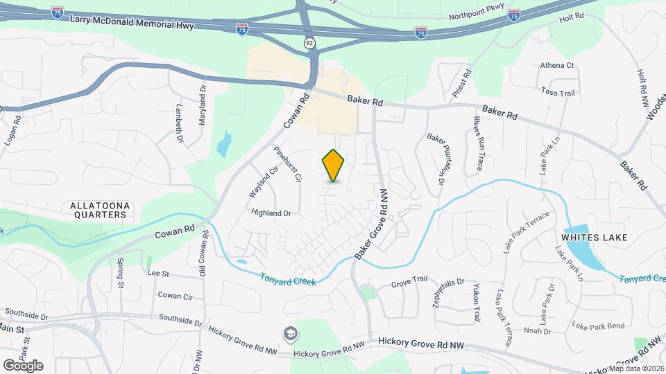 231 Windcroft Ln NW Map and Location Details