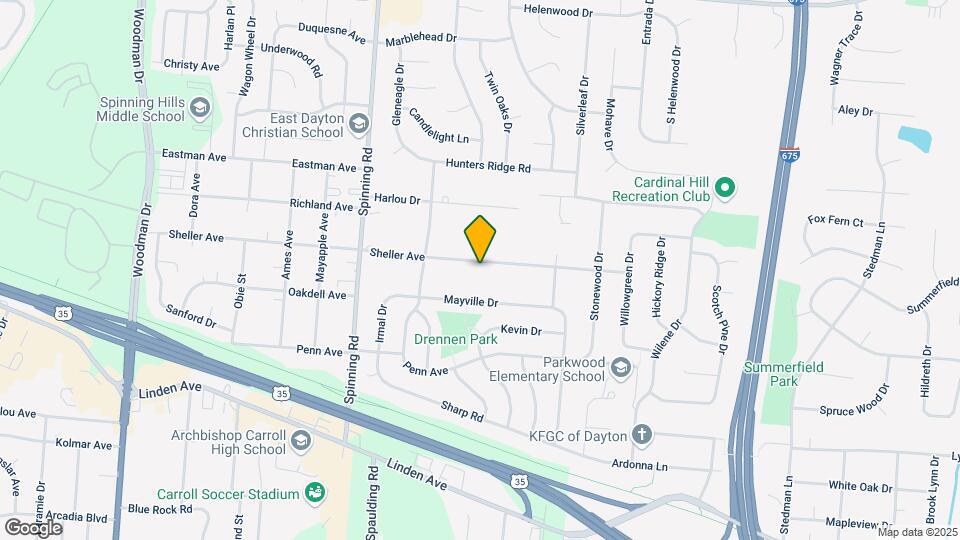 4834 Sheller Ave Map and Location Details