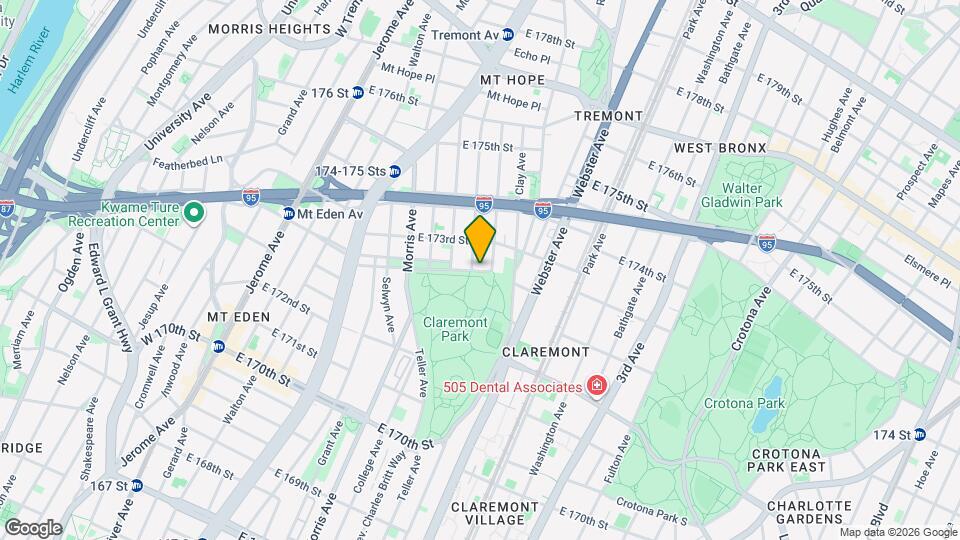 305 Mt Eden Pkwy Mapa y Detalles de la Ubicación