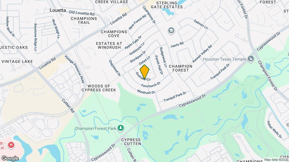 9527 Enstone Cir Map and Location Details