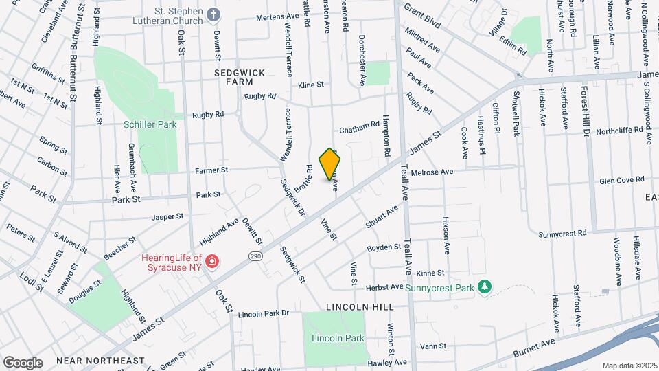 119 Durston Ave Map and Location Details