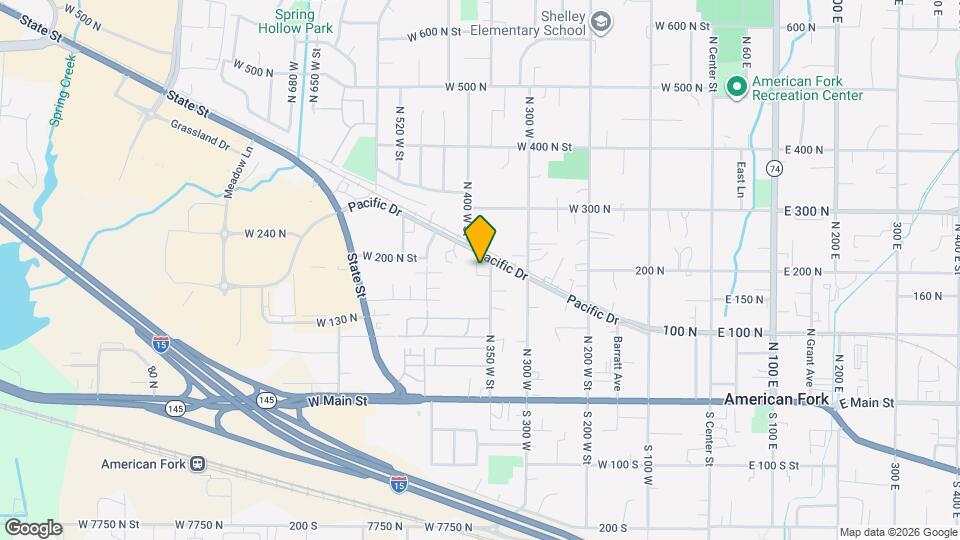 193 N 350 W St Map and Location Details