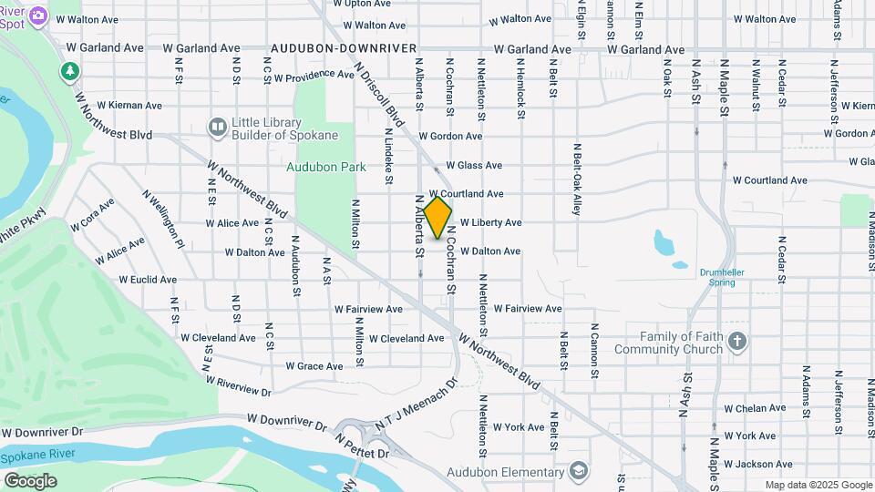 2514 W Dalton Ave Map and Location Details
