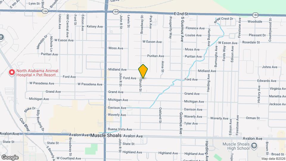 800 Ford Ave Mapa y Detalles de la Ubicación