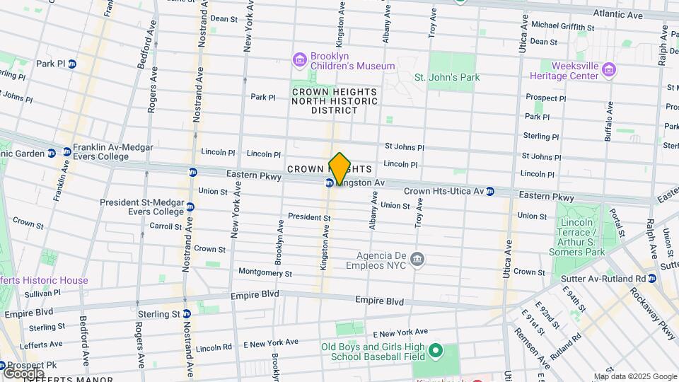 806 Eastern Parkway Mapa y Detalles de la Ubicación