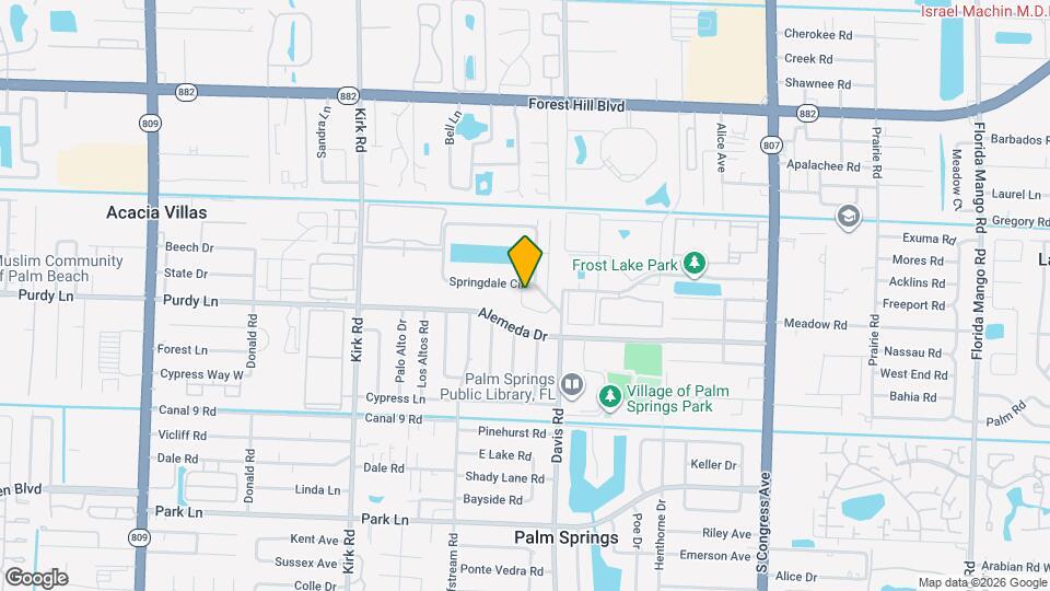 941 Springdale Cir Map and Location Details