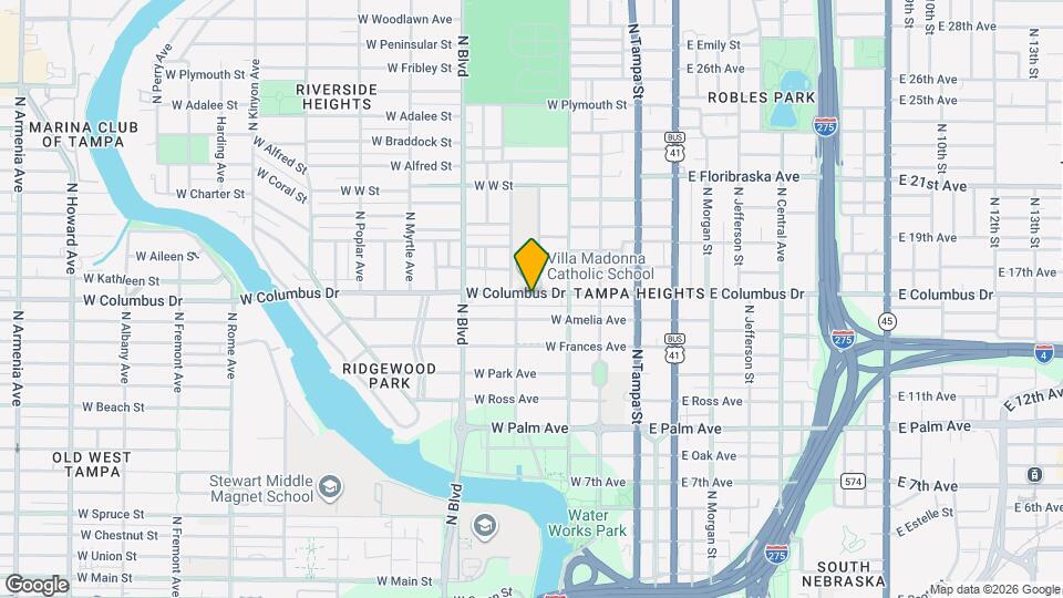 316 W Columbus Dr Map and Location Details
