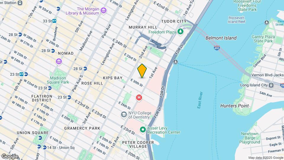 333 E 30th St, Unit 16H Map and Location Details