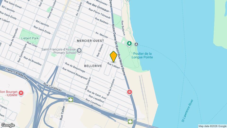 1645 Liébert Rue Map and Location Details