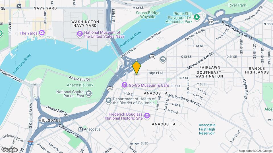 1302 S St SE Mapa y Detalles de la Ubicación