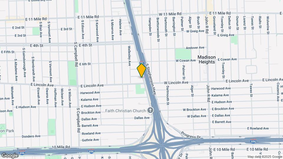 800 S Stephenson Hwy Map and Location Details