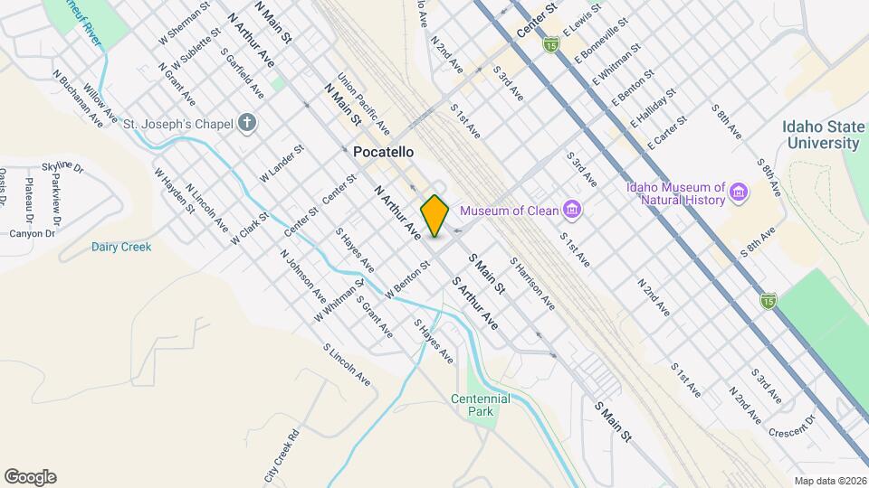 442 S Arthur Ave Map and Location Details