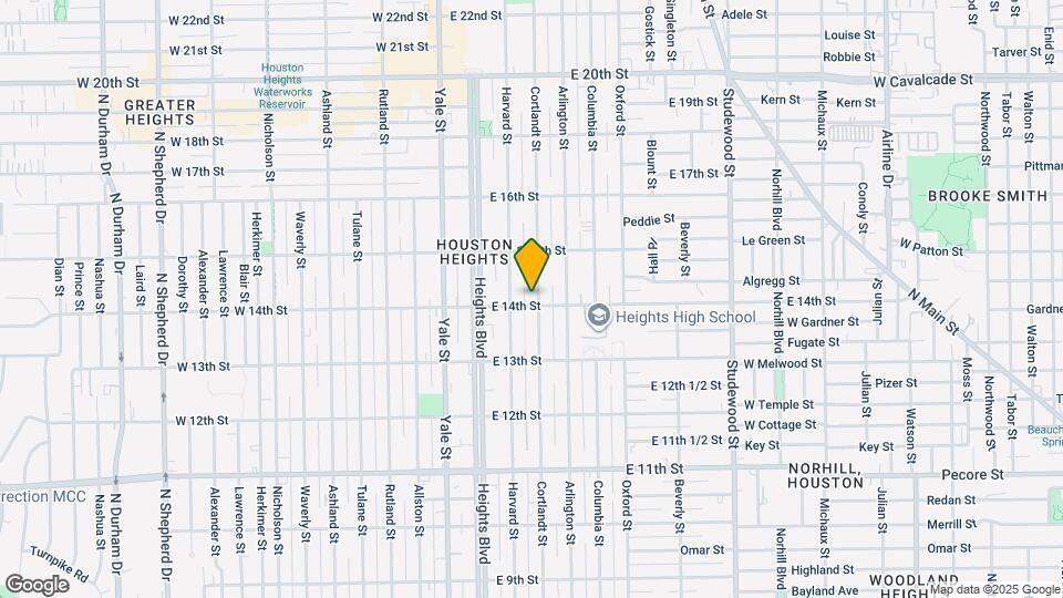 1401 Cortlandt St Map and Location Details