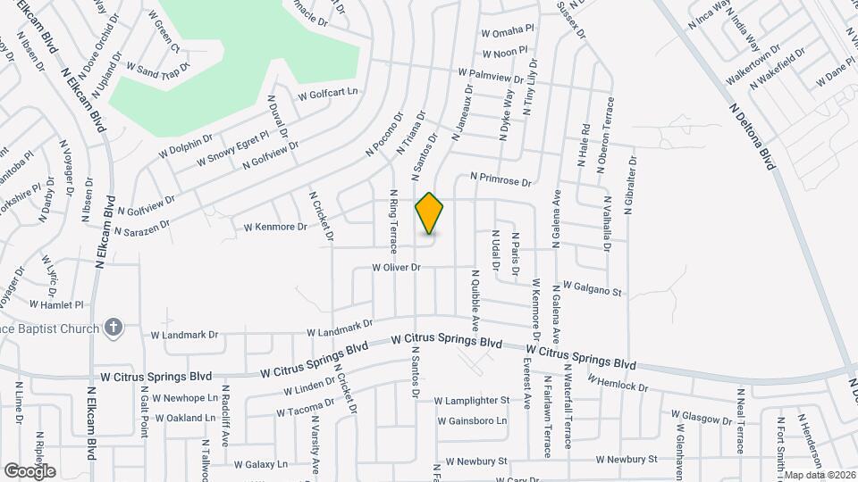7726 N Janeaux Dr Map and Location Details
