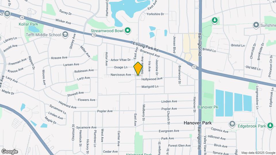 1910 Hollywood Ave Map and Location Details