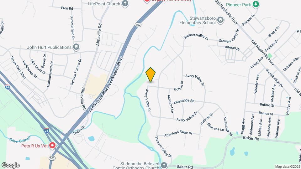1005 Bolton Dr Mapa y Detalles de la Ubicación