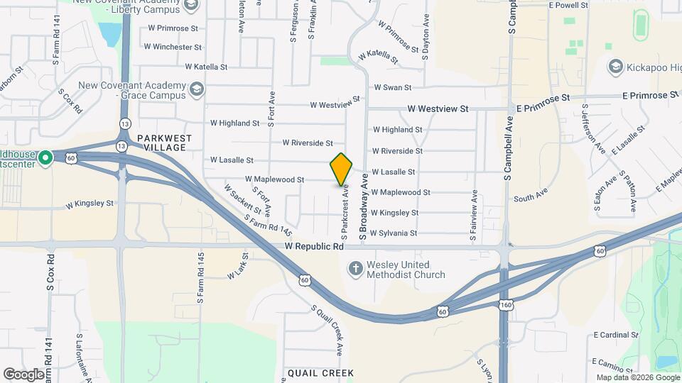 4035 S Parkcrest Ave Map and Location Details