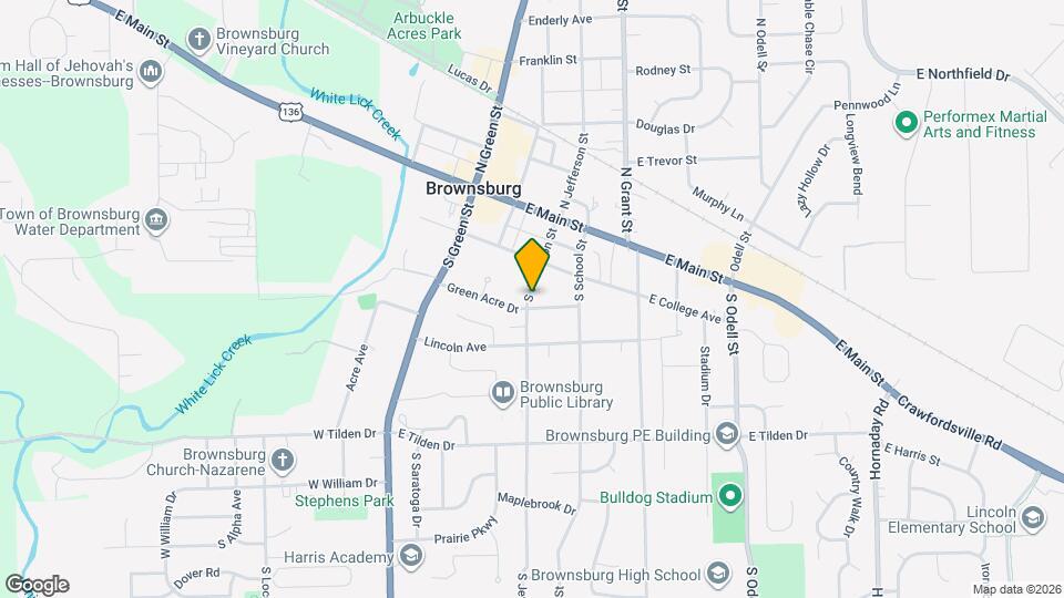 102 Green Acre Dr Map and Location Details