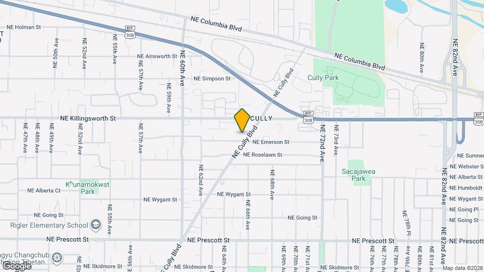 5325 NE Cully Blvd Map and Location Details