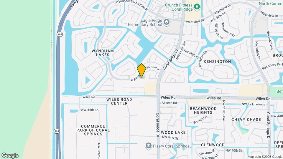 11756 NW 47th Dr Map and Location Details