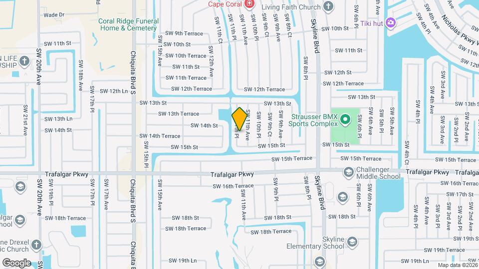 1413 SW 11th Pl Map and Location Details