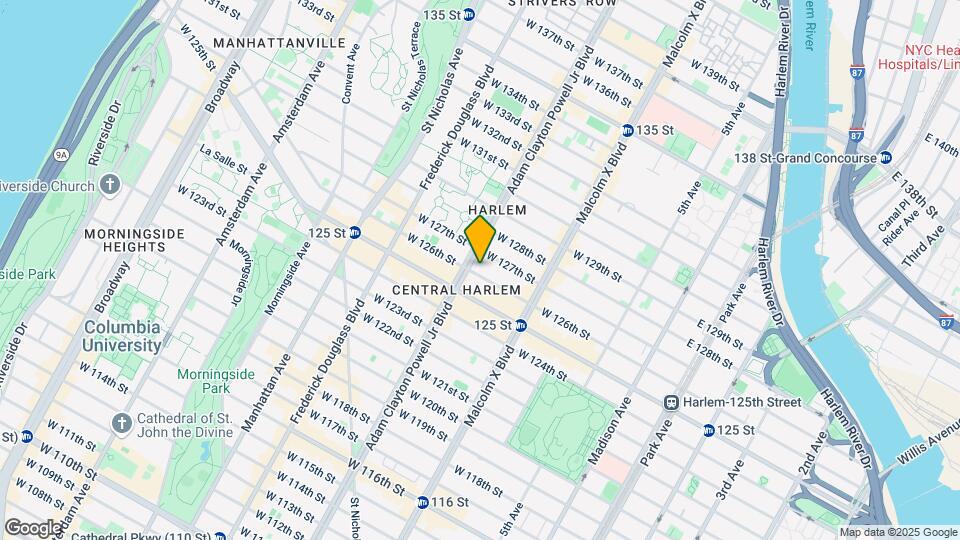 173 W 126th St Map and Location Details