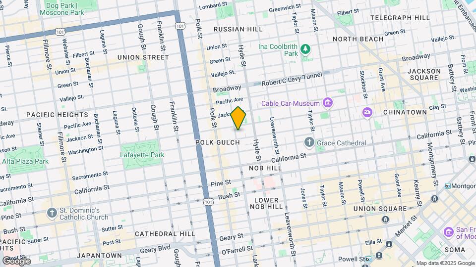 1624 Larkin St Map and Location Details