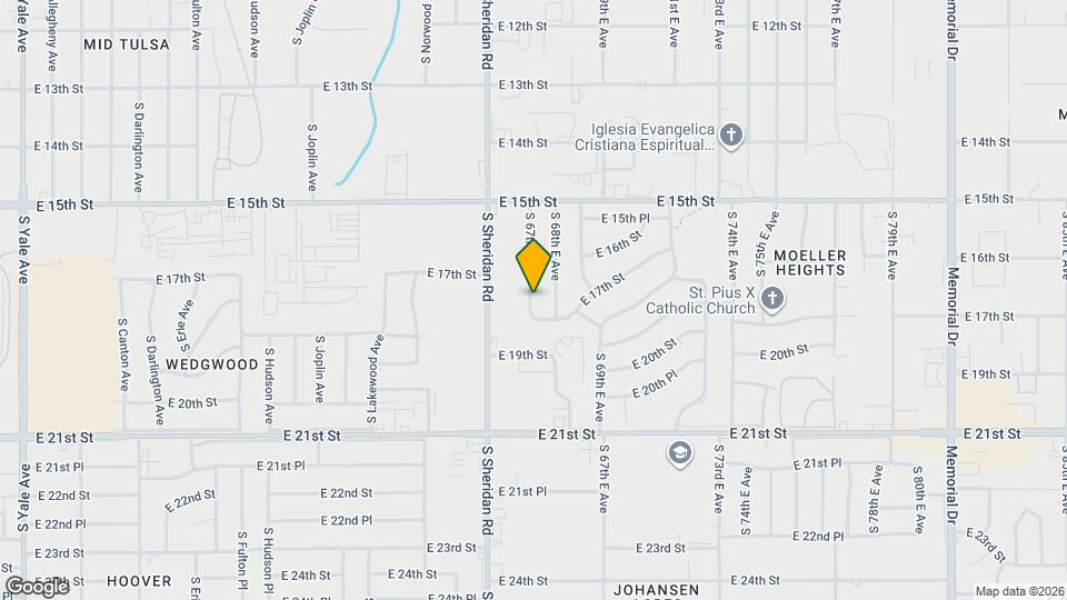 1585-P1585 S 67th E Ave Map and Location Details