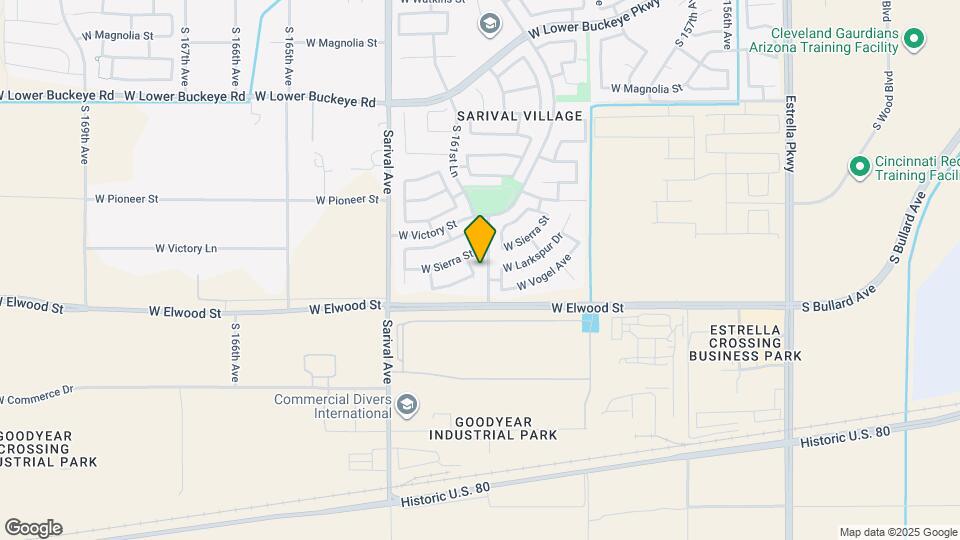 3495 S 162nd Ave Map and Location Details