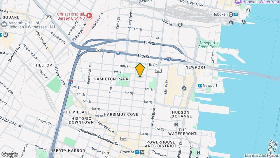 210 Pavonia Ave Map and Location Details