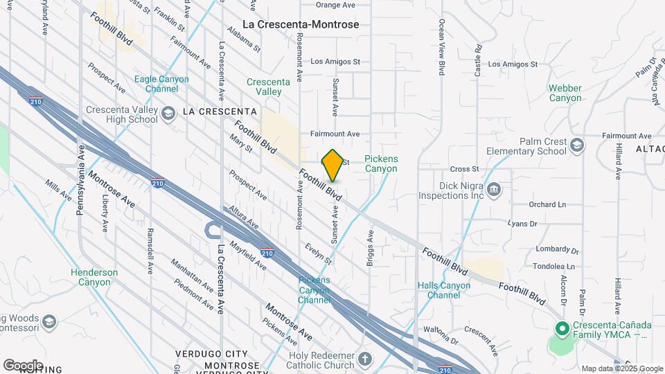 2511 Foothill Blvd Map and Location Details